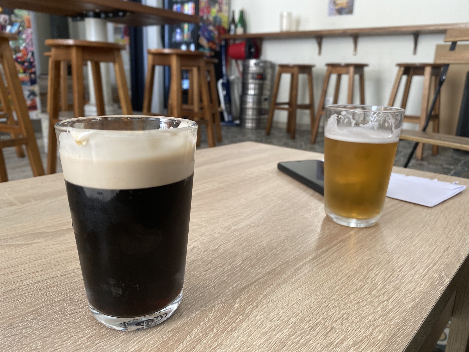 stout and lager